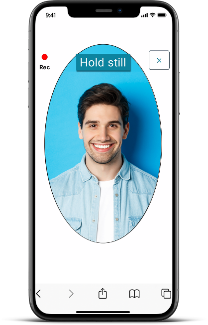 Live selfie detection for biometric authentication