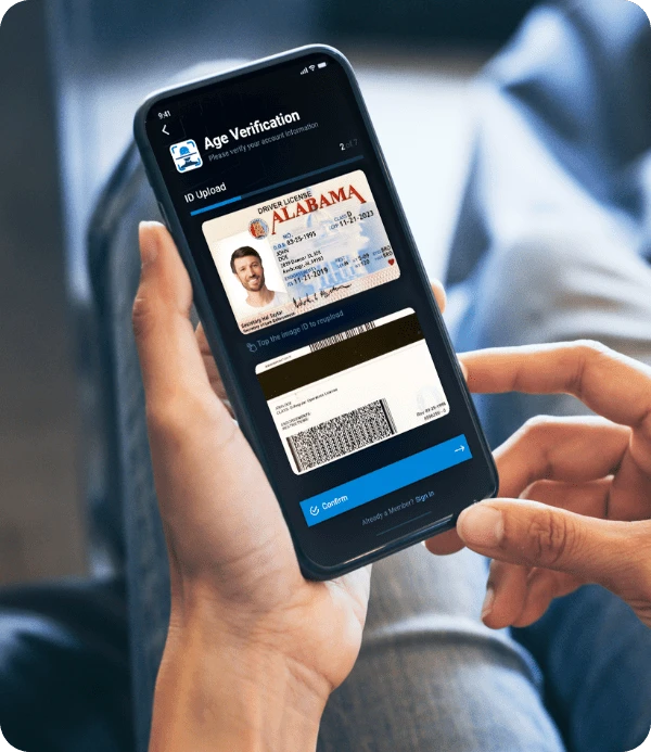 ID upload with biometric selfie authentication