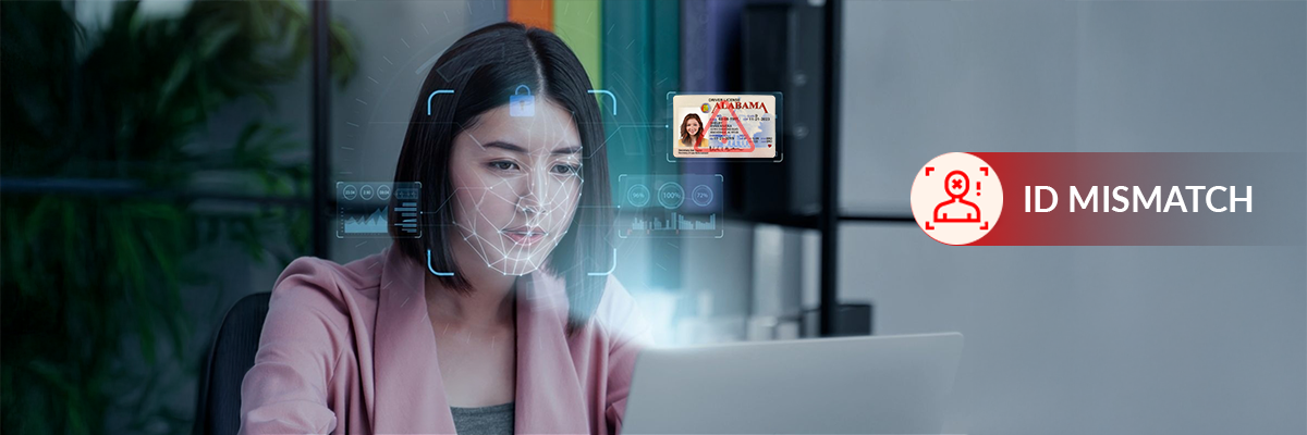User receiving a failed identity verification alert 