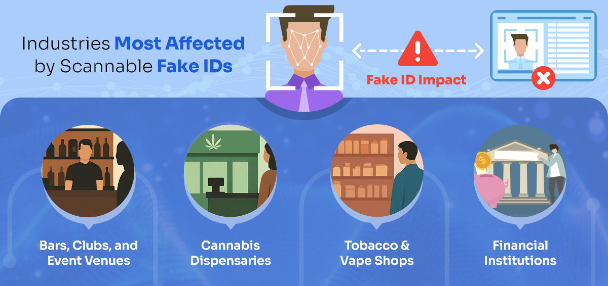 Top Industries at Risk from Scannable Fake IDs
