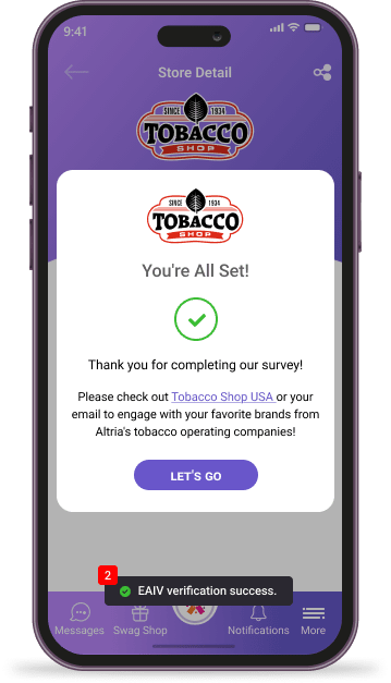 Customers can now access 21+ offers for manufacturer promos.