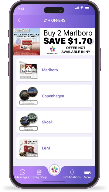 21+ offers are now viewable for EAIV approved customers.