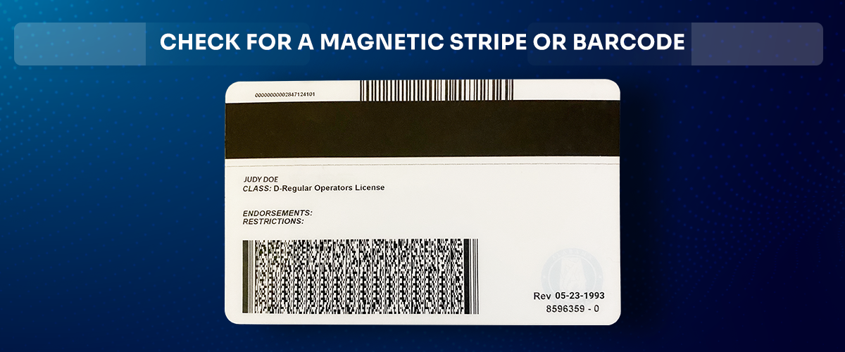 Barcode & Magnetic Strip Testing