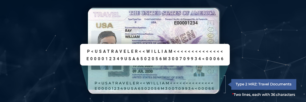 Type 2 MRZ: Travel Documents