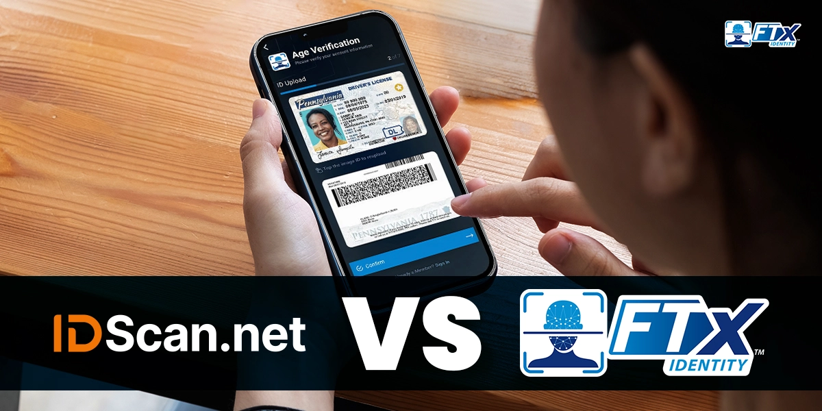 Ftx Identity Compared with IDscan.net For Age Verification and ID Scanning Solutions